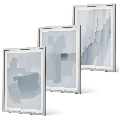 Conjunto de quadros para sala de estar Arte abstrata em aquarela