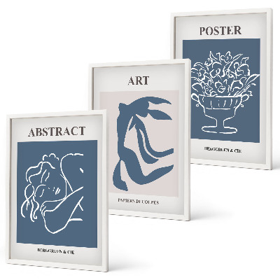 Composição de quadros moderna Os elegantes padrões abstratos de Matisse