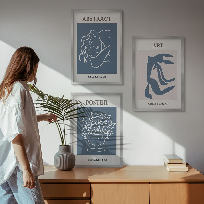 Composição de quadros moderna Os elegantes padrões abstratos de Matisse