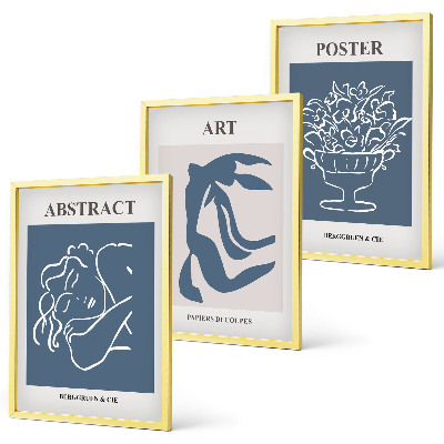 Composição de quadros moderna Os elegantes padrões abstratos de Matisse