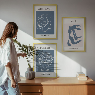 Composição de quadros moderna Os elegantes padrões abstratos de Matisse