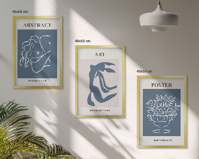 Composição de quadros moderna Os elegantes padrões abstratos de Matisse