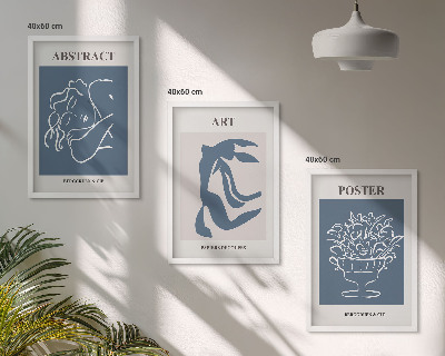 Composição de quadros moderna Os elegantes padrões abstratos de Matisse