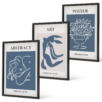 Composição de quadros moderna Os elegantes padrões abstratos de Matisse