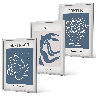 Composição de quadros moderna Os elegantes padrões abstratos de Matisse