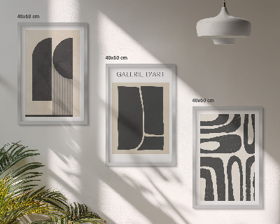 Composição de quadros moderna Pôsteres abstratos minimalistas