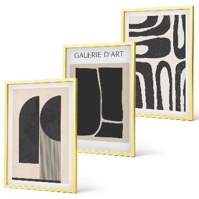 Composição de quadros moderna Pôsteres abstratos minimalistas