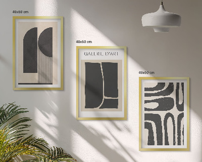 Composição de quadros moderna Pôsteres abstratos minimalistas