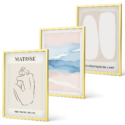 Composição de quadros moderna Formas abstratas de Matisse