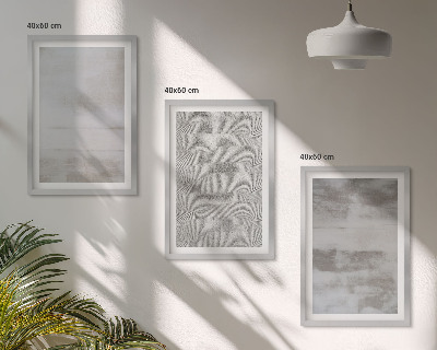 Conjunto de quadros para sala de estar Texturas minimalistas modernas