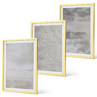 Conjunto de quadros para sala de estar Texturas minimalistas modernas