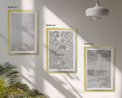 Conjunto de quadros para sala de estar Texturas minimalistas modernas