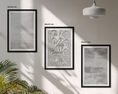 Conjunto de quadros para sala de estar Texturas minimalistas modernas
