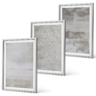 Conjunto de quadros para sala de estar Texturas minimalistas modernas