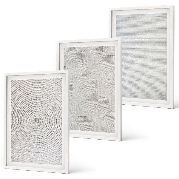Composição de quadros moderna padrões geométricos de papelão