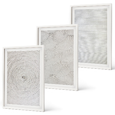 Composição de quadros moderna padrões geométricos de papelão