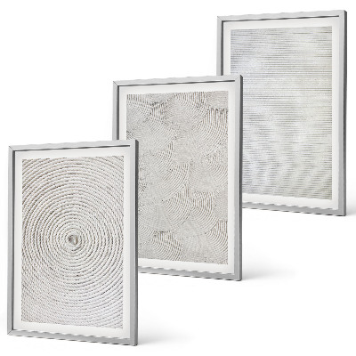 Composição de quadros moderna padrões geométricos de papelão