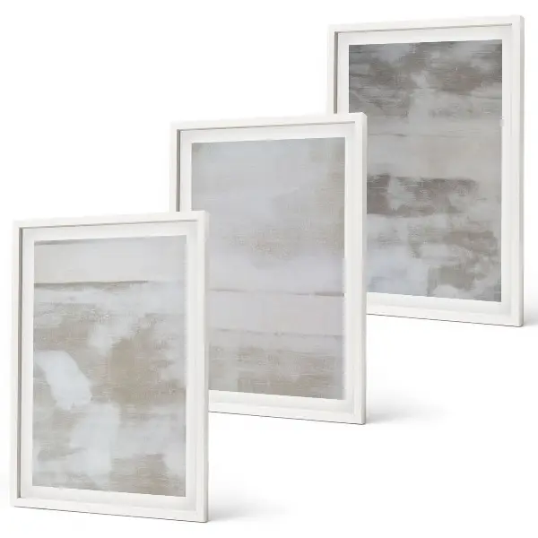 Composição de quadros moderna com texturas e efeito desgastado