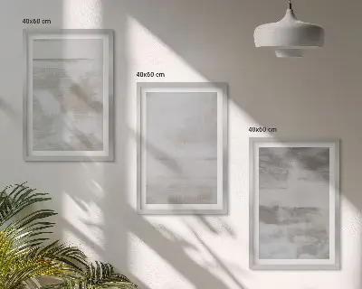 Composição de quadros moderna com texturas e efeito desgastado
