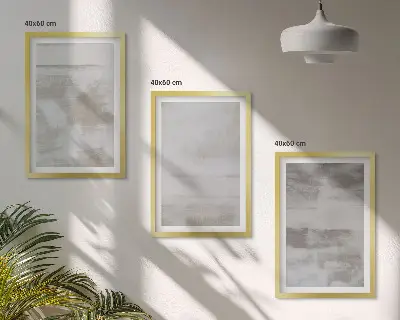 Composição de quadros moderna com texturas e efeito desgastado