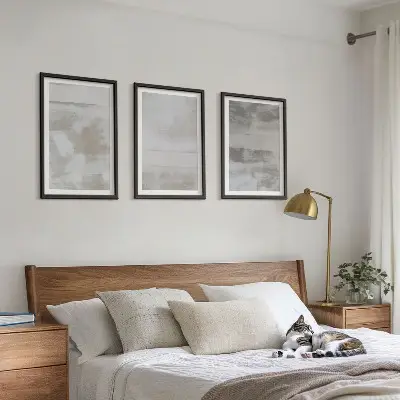 Composição de quadros moderna com texturas e efeito desgastado
