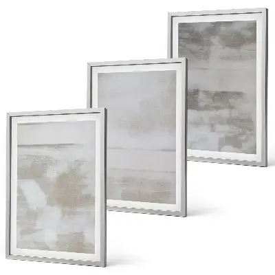Composição de quadros moderna com texturas e efeito desgastado