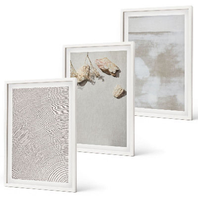 Composição de quadros moderna Textura boho de arenito