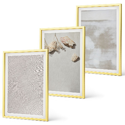 Composição de quadros moderna Textura boho de arenito