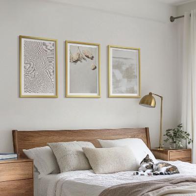 Composição de quadros moderna Textura boho de arenito