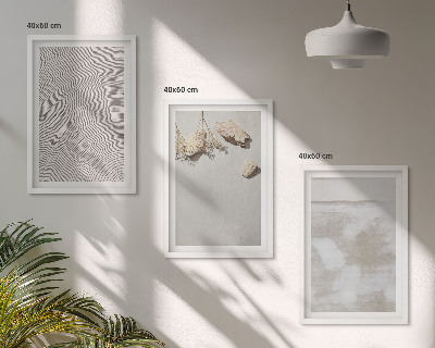 Composição de quadros moderna Textura boho de arenito