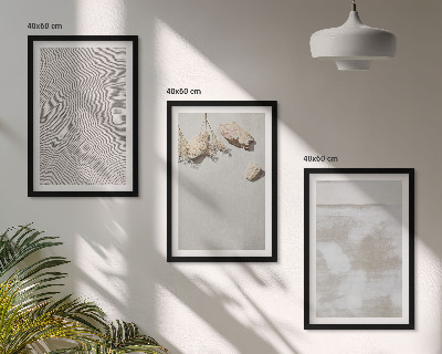 Composição de quadros moderna Textura boho de arenito