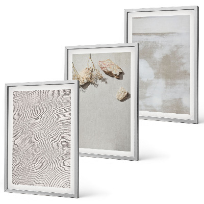 Composição de quadros moderna Textura boho de arenito