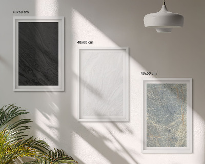Conjunto de quadros para sala de estar As cores das elegantes estruturas de pedra