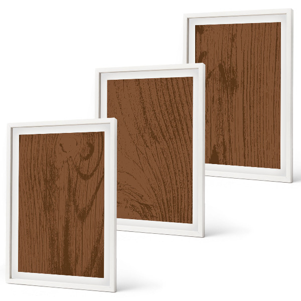 Composição de quadros moderna minimalismo na textura da casca da madeira