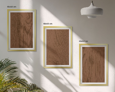 Composição de quadros moderna minimalismo na textura da casca da madeira