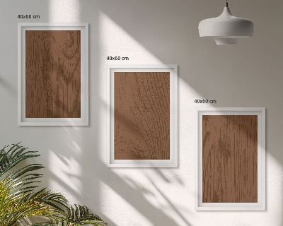 Composição de quadros moderna minimalismo na textura da casca da madeira