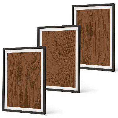 Composição de quadros moderna minimalismo na textura da casca da madeira