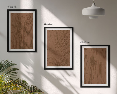 Composição de quadros moderna minimalismo na textura da casca da madeira