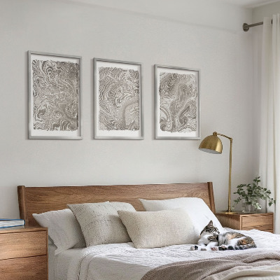 Composição de quadros moderna Pintura de formas modernas