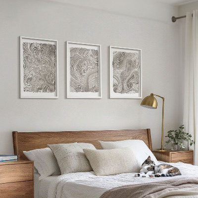 Composição de quadros moderna Pintura de formas modernas