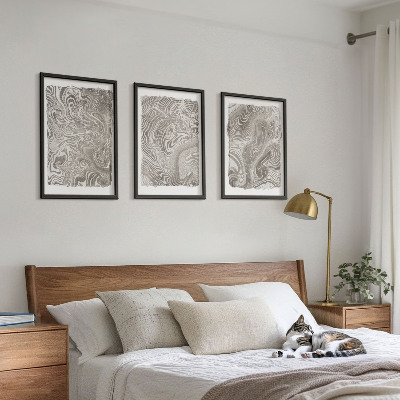 Composição de quadros moderna Pintura de formas modernas