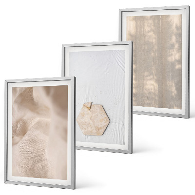 Composição de quadros moderna Texturas sutis, estilo boho, natureza.