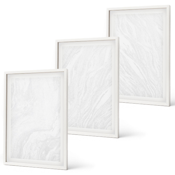 Conjunto de quadros para sala de estar Estrutura elegante em mármore
