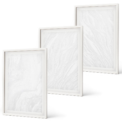 Conjunto de quadros para sala de estar Estrutura elegante em mármore
