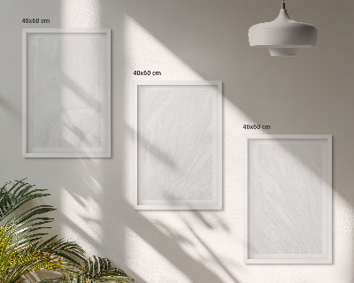 Conjunto de quadros para sala de estar Estrutura elegante em mármore