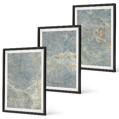 Composição de quadros moderna Pedra decorativa de mármore verde