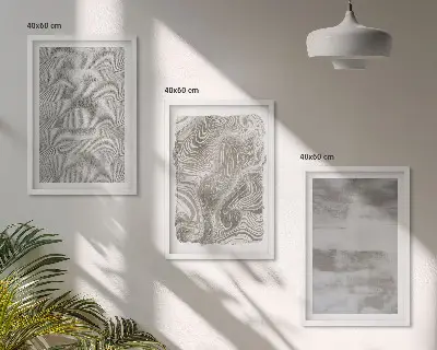 Composição de quadros moderna com padrões abstratos industriais