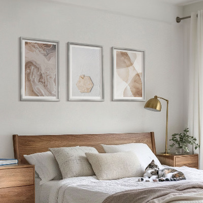 Conjunto de quadros para sala de estar Abstração da natureza pelo designer