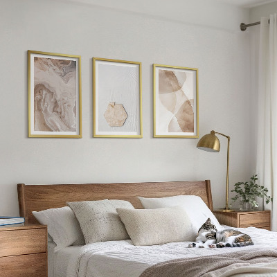 Conjunto de quadros para sala de estar Abstração da natureza pelo designer