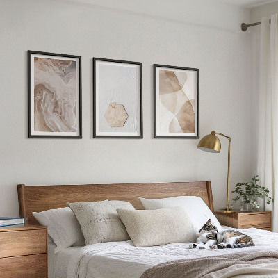Conjunto de quadros para sala de estar Abstração da natureza pelo designer